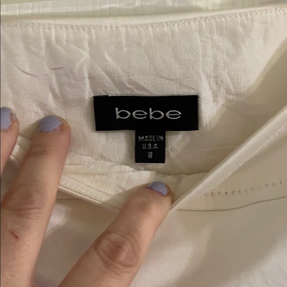 BeBe White pleated skirt - Picture 4 of 4